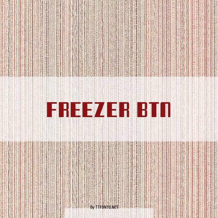 Freezer BTN example